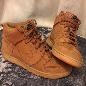 Wheat Nike Dunk- High